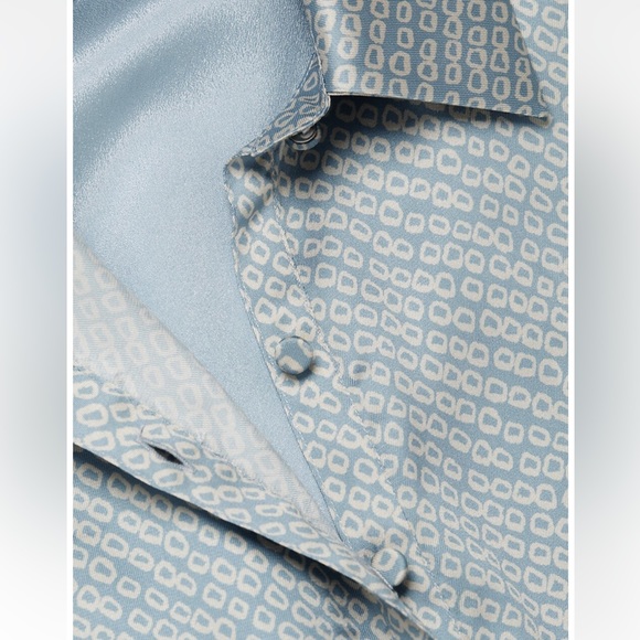 Cinq a Sept Gaby Tie-Waist Mini Shirt Dress Sz 14 - Picture 8 of 8